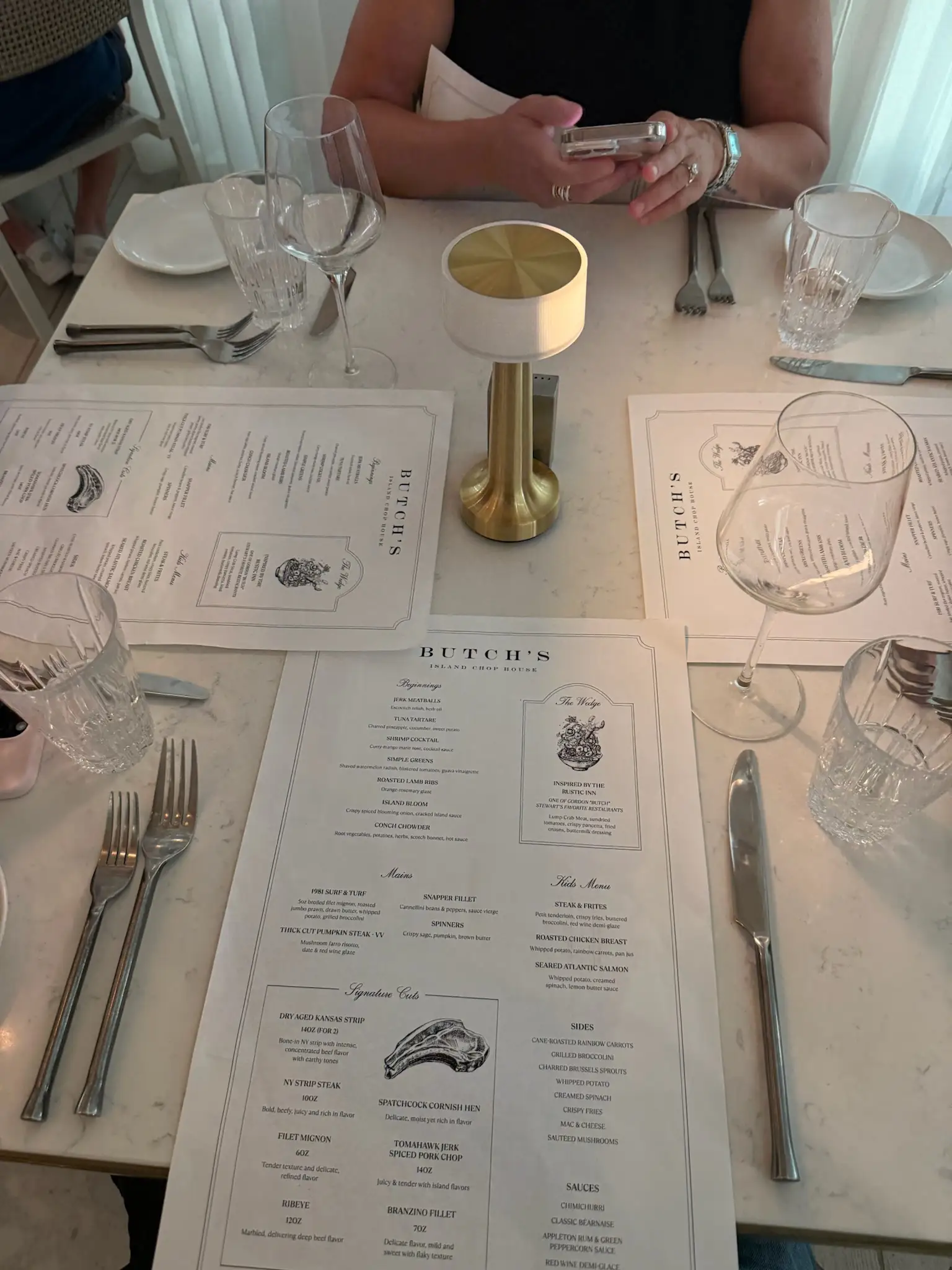 beaches turks and caicos restaurants menu