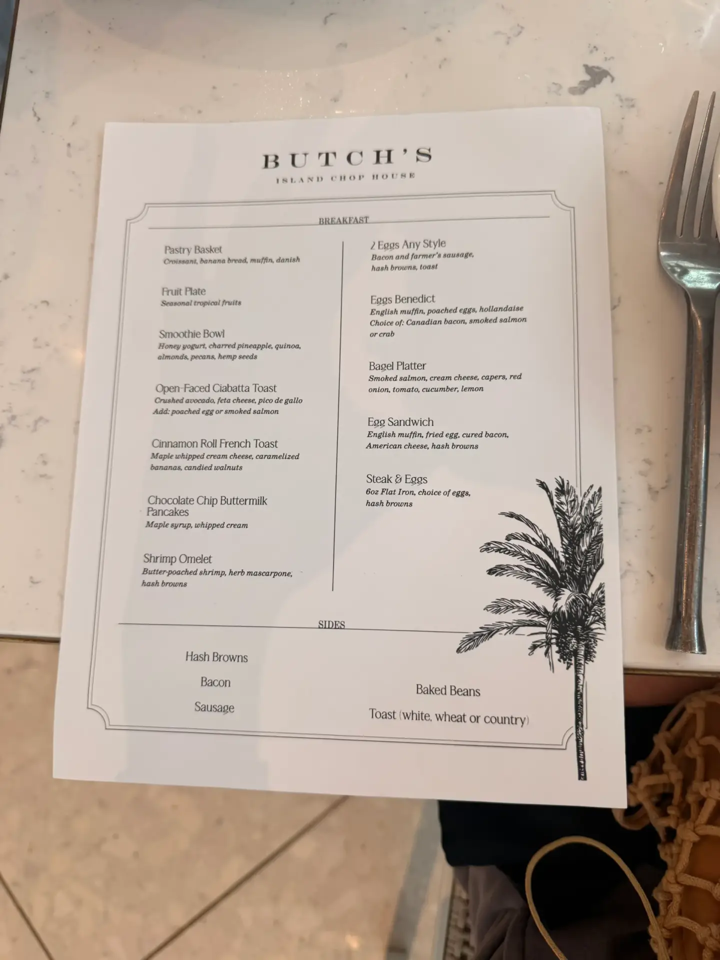 beaches turks and caicos restaurants menu