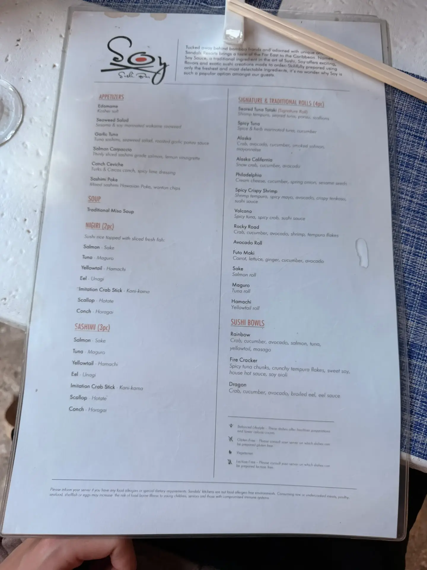 beaches turks and caicos restaurants menu