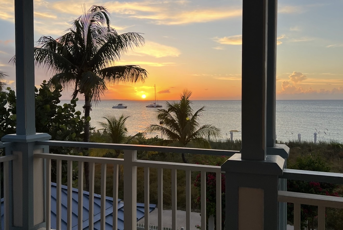 turks and caicos sunset