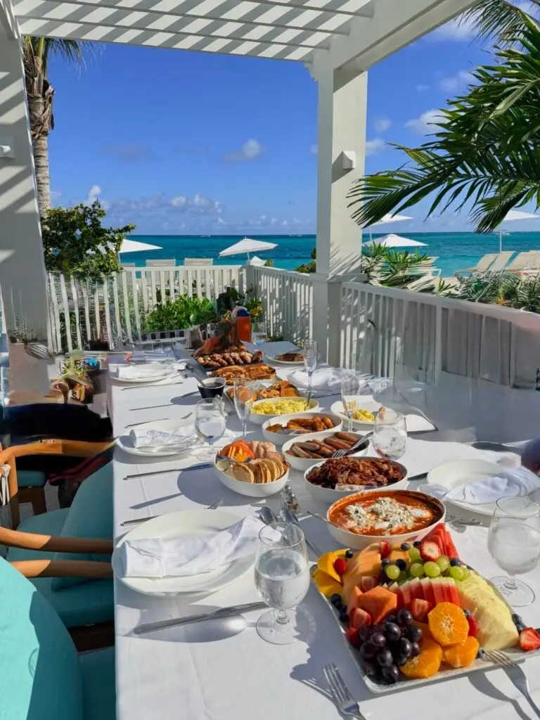 Beaches Turks and Caicos food
