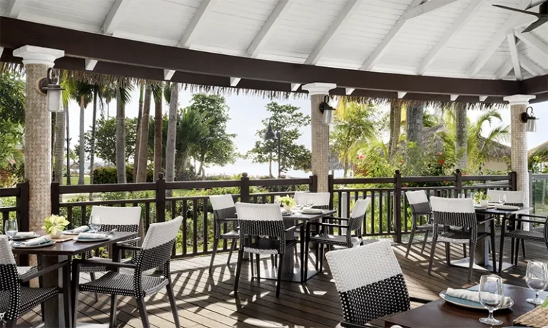 Waterfront dining pavilion at Beaches Negril