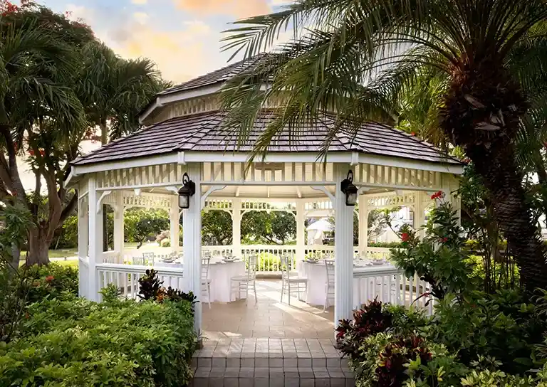 Wedding gazebo at Sandals Grande Antigua