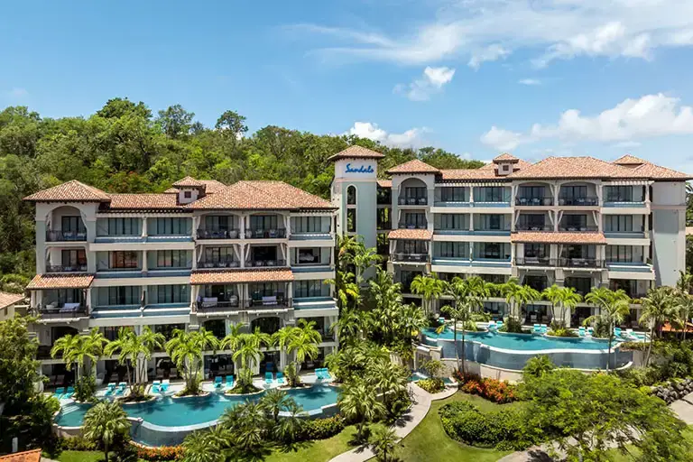 Italian Village grounds at Sandals La Source Grenada