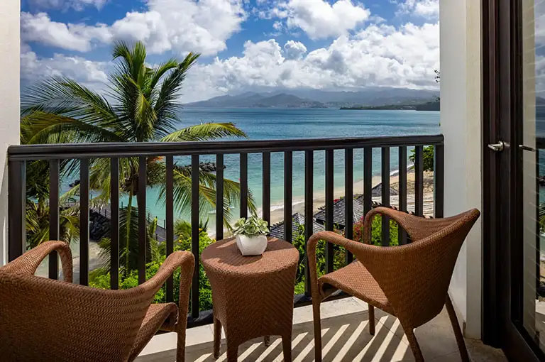 Honeymoon Pool Oasis balcony at Sandals La Source Grenada