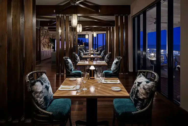 Interior of the Oleander restaurant at Sandals Montego Bay