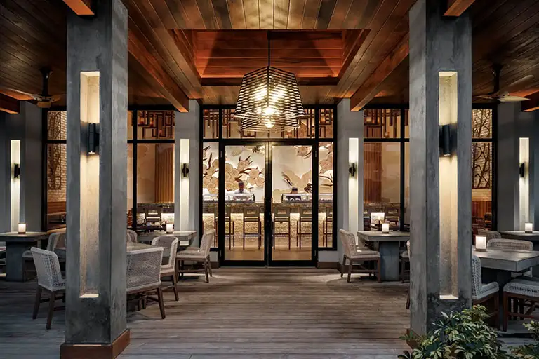 Exterior of Soy restaurant at Sandals Montego Bay