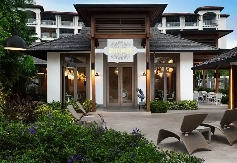 Greenhouse restaurant at Sandals Royal Barbados