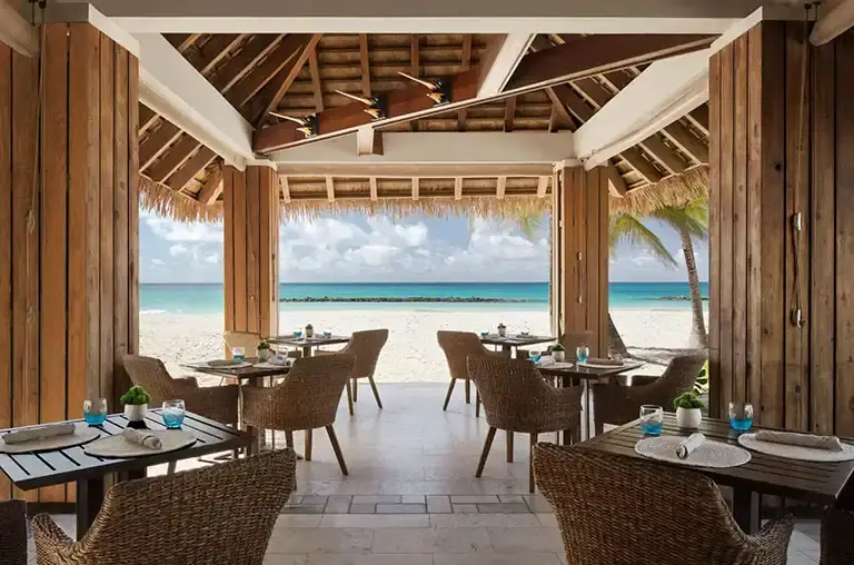 Neptunes restaurant at Sandals Royal Barbados
