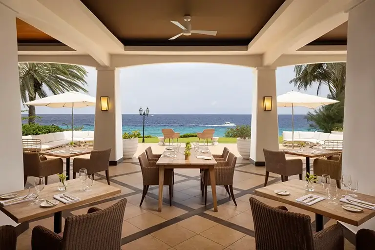 Aolos restaurant at Sandals Royal Curacao