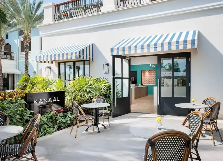Kanaal restaurant at Sandals Royal Curacao
