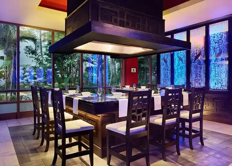 Kimonos restaurant at Sandals Barbados