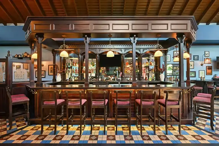 Merry Monkey bar at Sandals Barbados