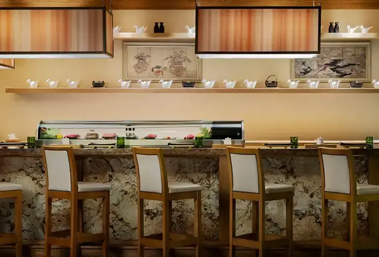 Soy restaurant dining area at Sandals Barbados