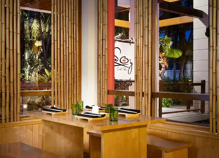 Soy restaurant at Sandals Barbados