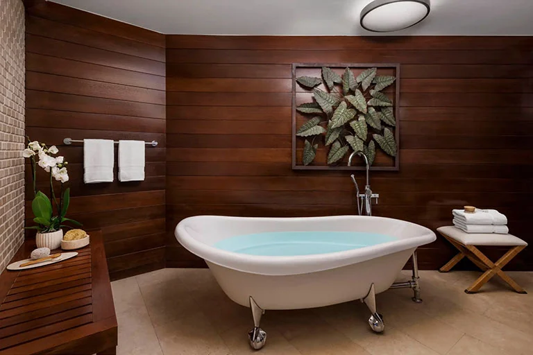 Room bathroom at Sandals Barbados